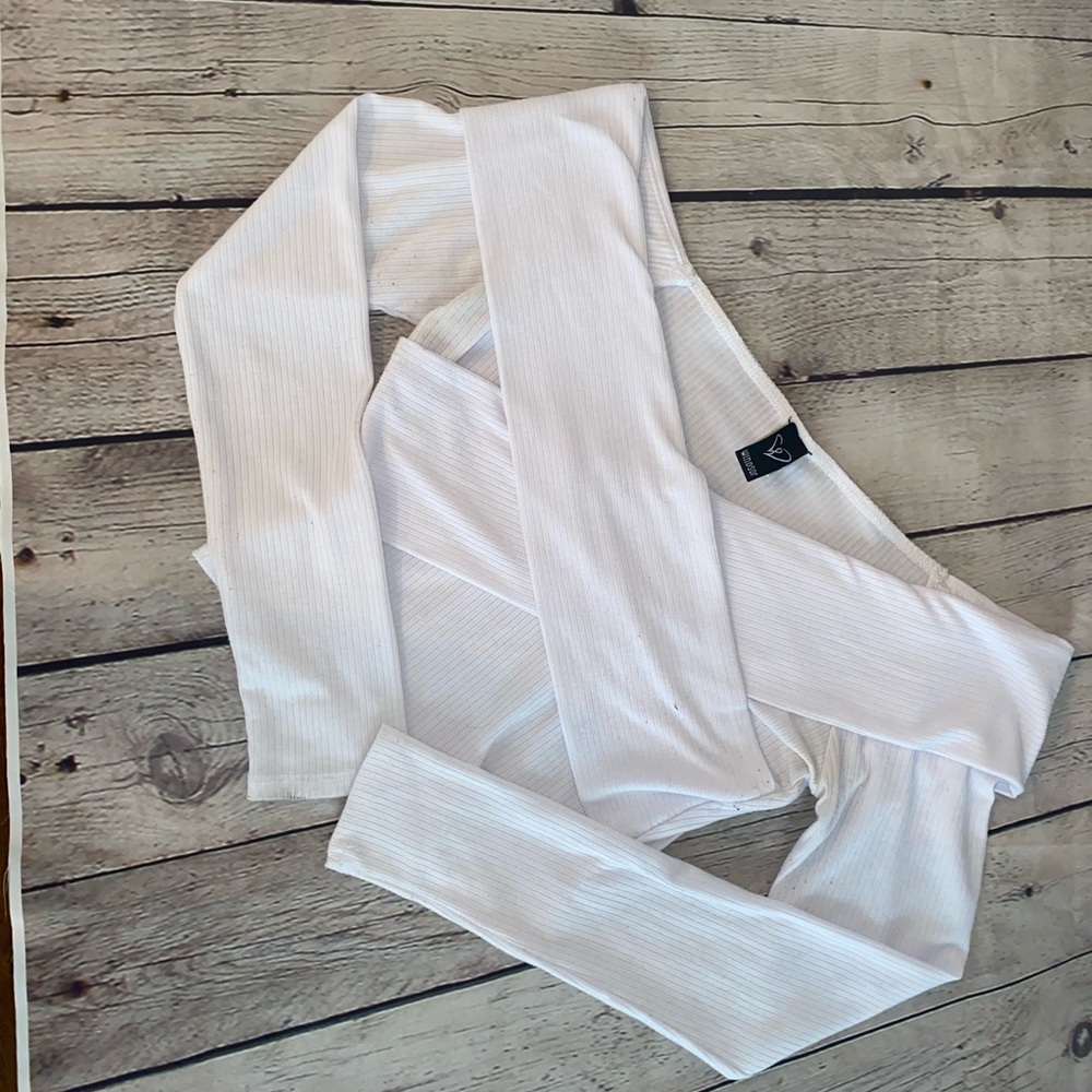 Windsor off the shoulder long sleeve top